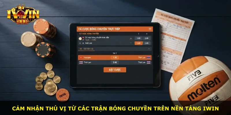 Cảm nhận thú vị từ các trận bóng chuyền trên nền tảng iWin