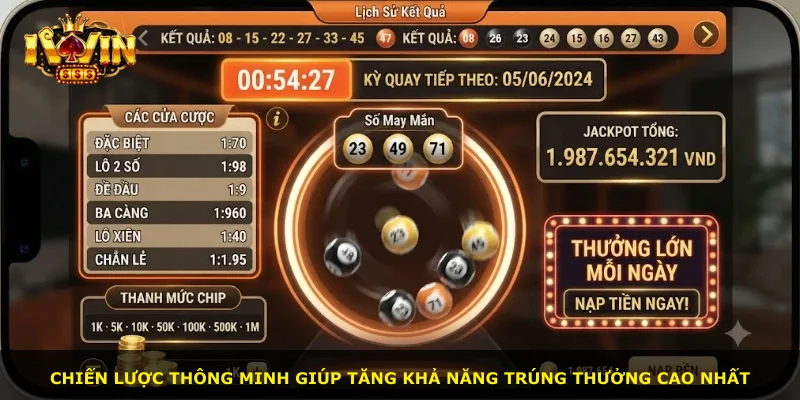 Chiến lược thông minh giúp tăng khả năng trúng thưởng cao nhất