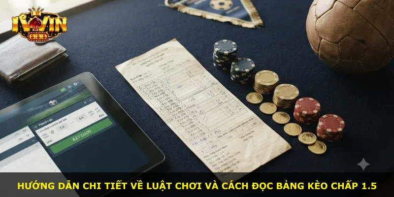 Hướng dẫn chi tiết về luật chơi và cách đọc bảng kèo chấp 1.5