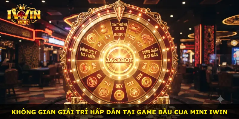 Không gian giải trí hấp dẫn tại game bầu cua mini iWin