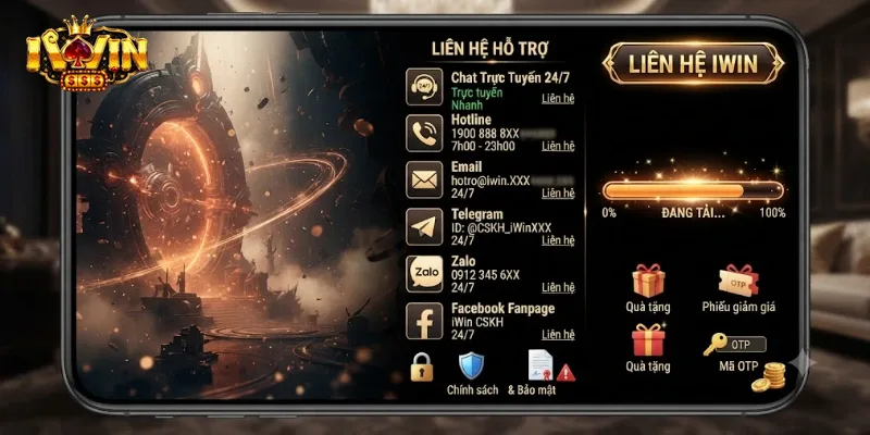 Liên Hệ IWin Hỗ Trợ Nhanh, Giải Đáp Mọi Thắc Mắc 24/7