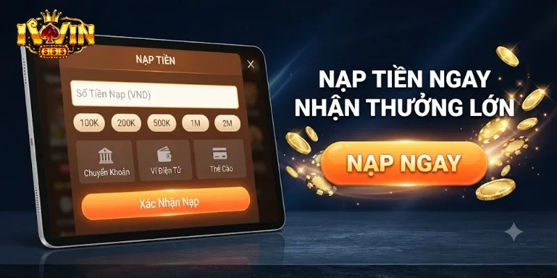 Nạp Tiền IWin An Toàn, Nhận Thưởng Nhanh Chóng Chỉ Trong Vài Phút