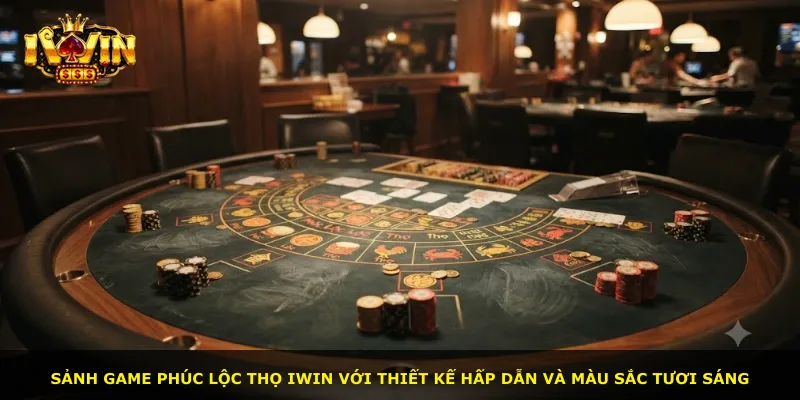 Sảnh game Phúc Lộc Thọ iWin với thiết kế hấp dẫn và màu sắc tươi sáng